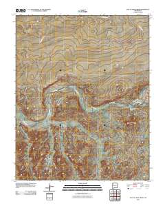 East of Great Bend 2010 topographic map thumbnail