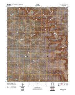 Wade Canyon 2010 topographic map thumbnail