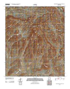 Whitehorse Mountain 2010 topographic map thumbnail