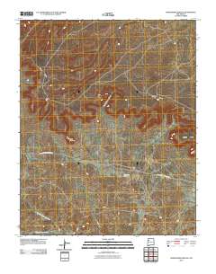 Whitehorse Rincon 2010 topographic map thumbnail