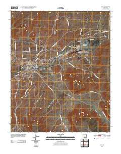 Zuni 2010 topographic map thumbnail