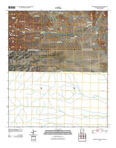 Whitewater Creek 2010 topographic map thumbnail