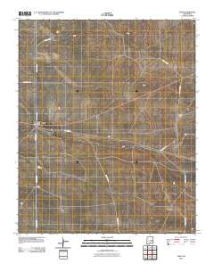 Yeso 2010 topographic map thumbnail