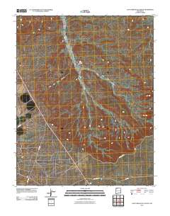 East Fork Kutz Canyon 2010 topographic map thumbnail