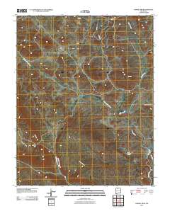 Sawmill Mesa 2010 topographic map thumbnail