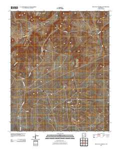 Mesa Palo Amarillo 2010 topographic map thumbnail
