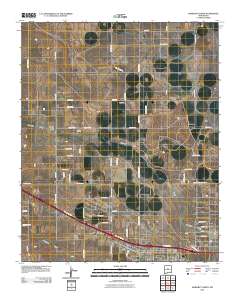 Moriarty North 2010 topographic map thumbnail