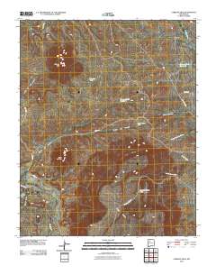 Cabezon Peak 2010 topographic map thumbnail
