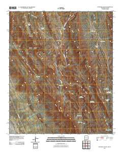Panther Canyon 2010 topographic map thumbnail