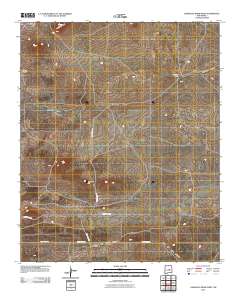 Camaleon Draw West 2010 topographic map thumbnail