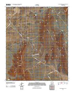 Mockingbird Gap 2010 topographic map thumbnail