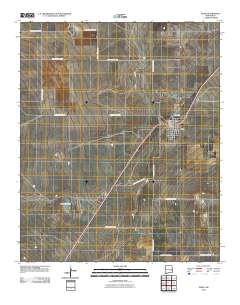 Elida 2010 topographic map thumbnail