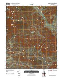 Chromo Mountain 2010 topographic map thumbnail