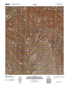 Walker Canyon 2010 topographic map thumbnail
