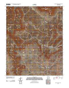 Mesa Chupinas 2010 topographic map thumbnail