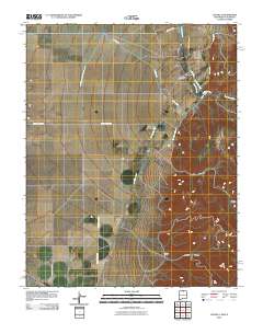 Costilla 2010 topographic map thumbnail