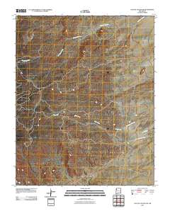 Coyote Canyon NW 2010 topographic map thumbnail