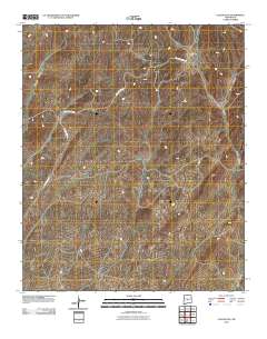 Claunch SE 2010 topographic map thumbnail