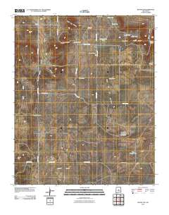 Round Top 2010 topographic map thumbnail