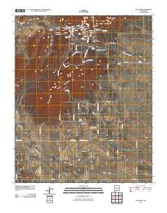 San Pedro 2010 topographic map thumbnail