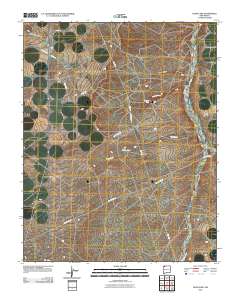 Hugh Lake 2010 topographic map thumbnail