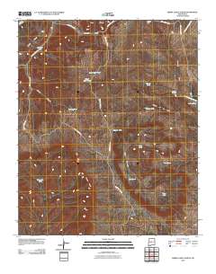 Sierra Larga North 2010 topographic map thumbnail