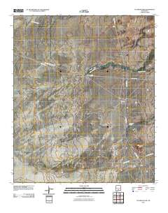 Tularosa Peak 2010 topographic map thumbnail