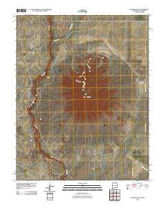 Ute Mountain 2010 topographic map thumbnail