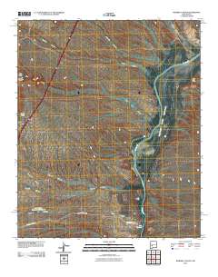 Romero Canyon 2010 topographic map thumbnail