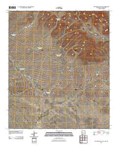 Victorio Ranch SE 2010 topographic map thumbnail