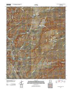 San Felipe Mesa 2010 topographic map thumbnail