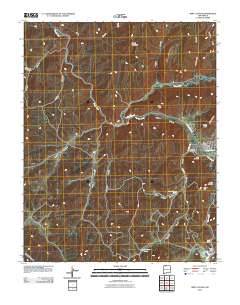 Wirt Canyon 2010 topographic map thumbnail