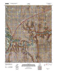 Watrous 2010 topographic map thumbnail
