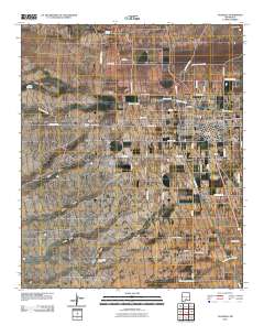 Tularosa 2010 topographic map thumbnail