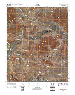 Trinchera Creek 2010 topographic map thumbnail