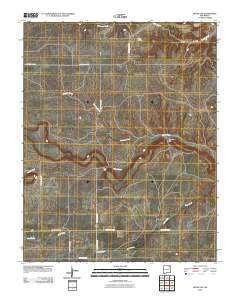 Blind Gap 2010 topographic map thumbnail