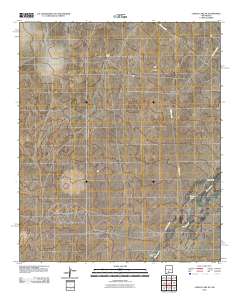 Lumley Lake NE 2010 topographic map thumbnail