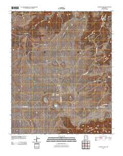 Llonidas Lake 2010 topographic map thumbnail