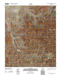 Luera Mountains West 2010 topographic map thumbnail