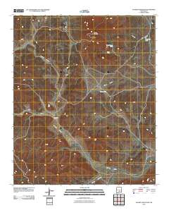 Pajarita Mountain 2010 topographic map thumbnail