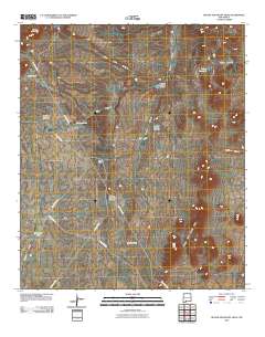 Rough and Ready Hills 2010 topographic map thumbnail