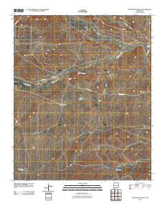 Round Mountain SE 2010 topographic map thumbnail