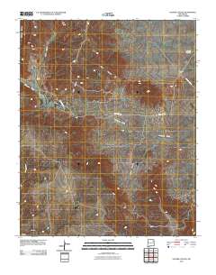 Salitre Canyon 2010 topographic map thumbnail