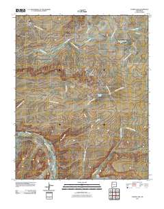 Tanner Lake 2010 topographic map thumbnail