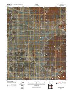Tres Piedras NE 2010 topographic map thumbnail
