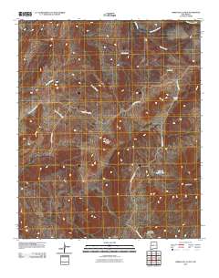 Sierra De La Cruz 2010 topographic map thumbnail