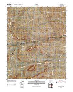 Sanostee East 2010 topographic map thumbnail