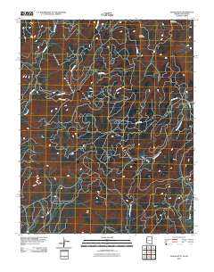 Tsaile Butte 2010 topographic map thumbnail