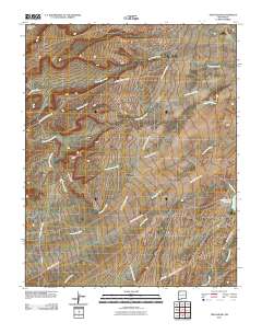 Tsin-nas-kid 2010 topographic map thumbnail
