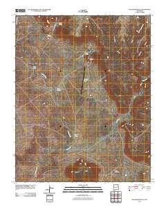 Waggoner Ranch 2010 topographic map thumbnail